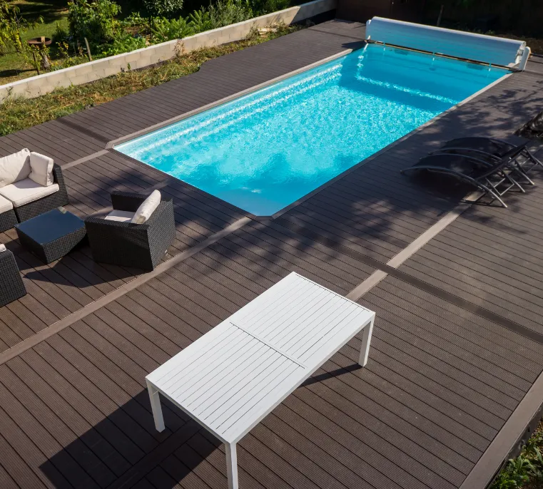 Deck and patio installation by Dallas Pools Contractor