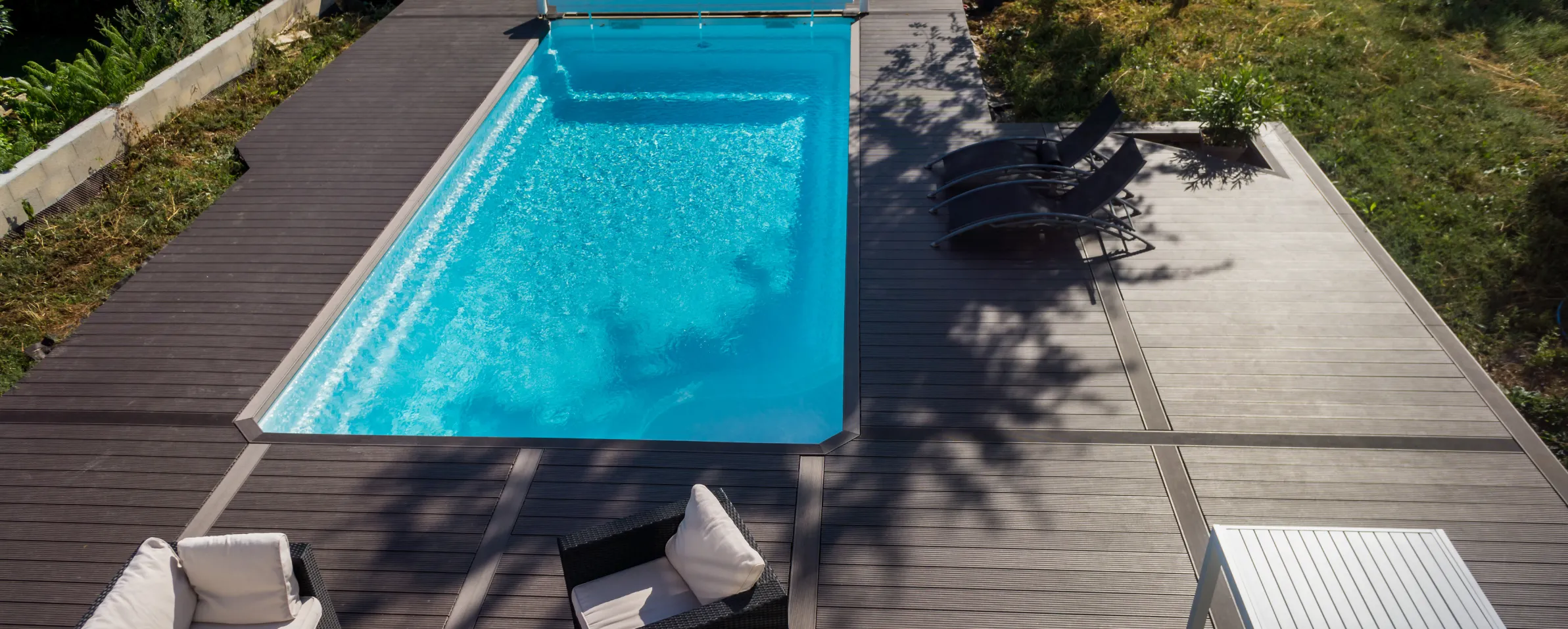 Deck and patio installation by Dallas Pools Contractor