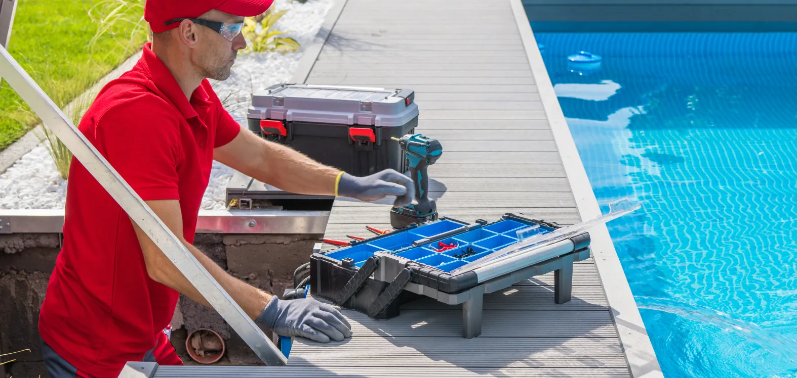 Pool equipment maintenance services by Dallas Pools Contractor