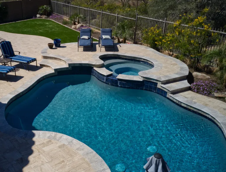 Dallas pool renovation in progress